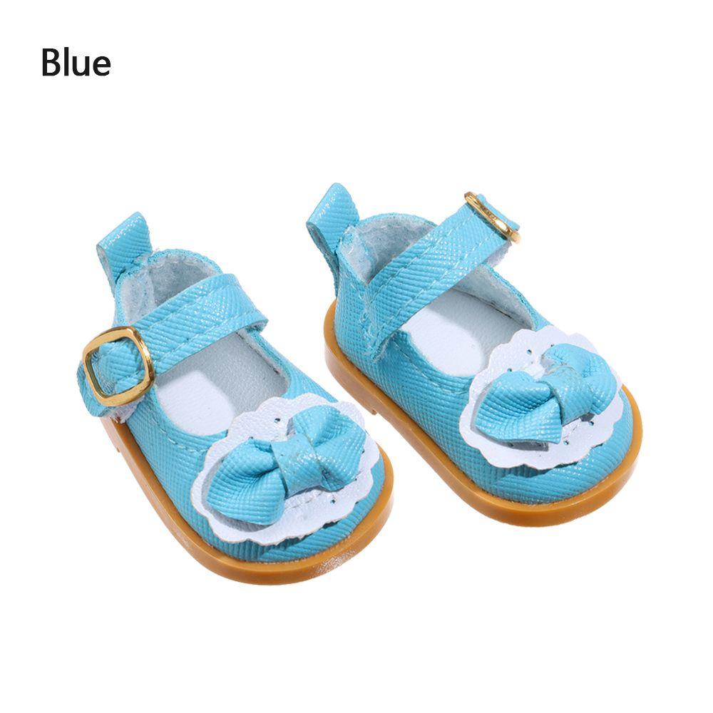 Gifts Girl's Wears Toys Doll Accessories 14 Inches Doll Casual Shoes Doll Shoes Bow Leather