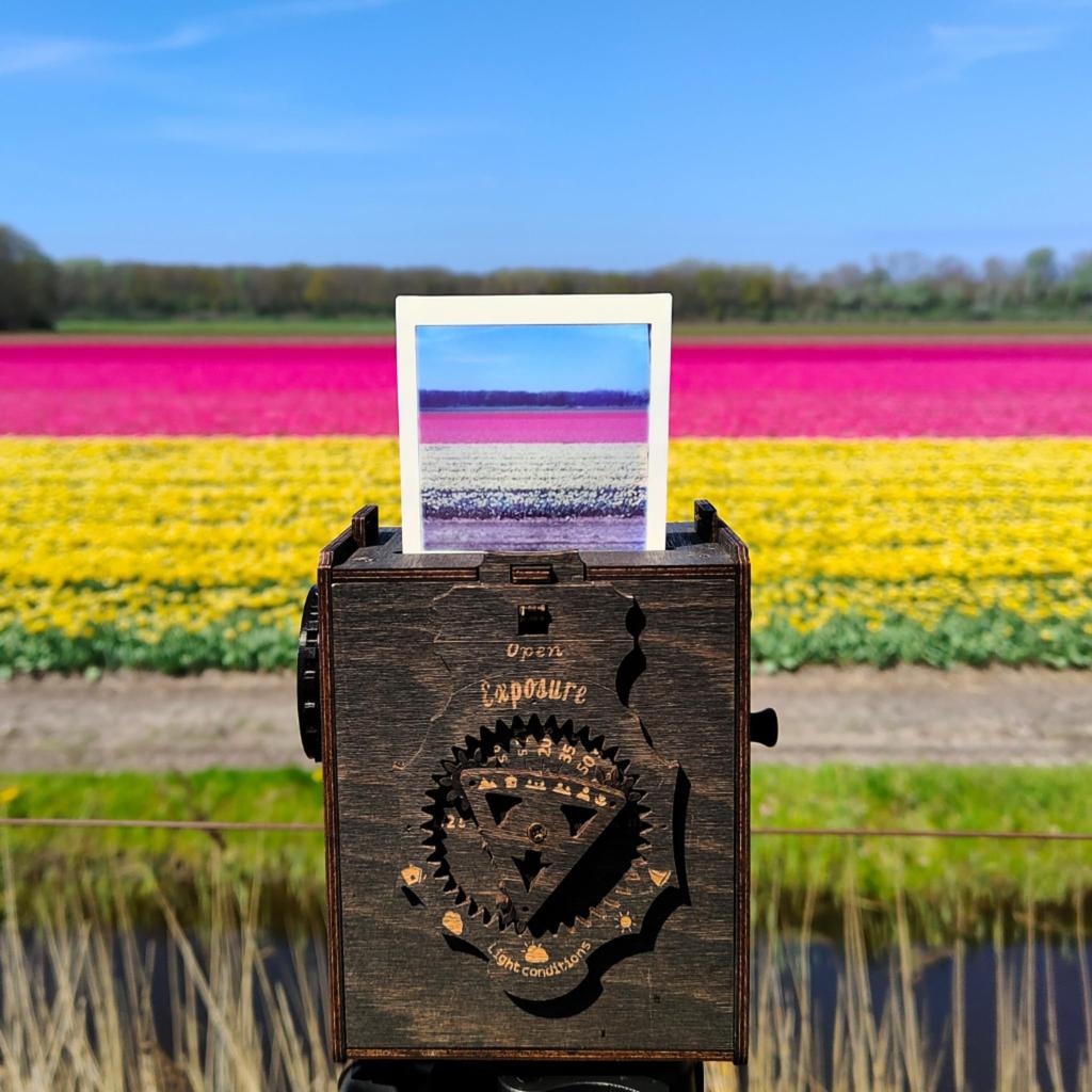 JollyLook Pinhole Square Instant Film Camera DIY Kit, Коричневый JLK015