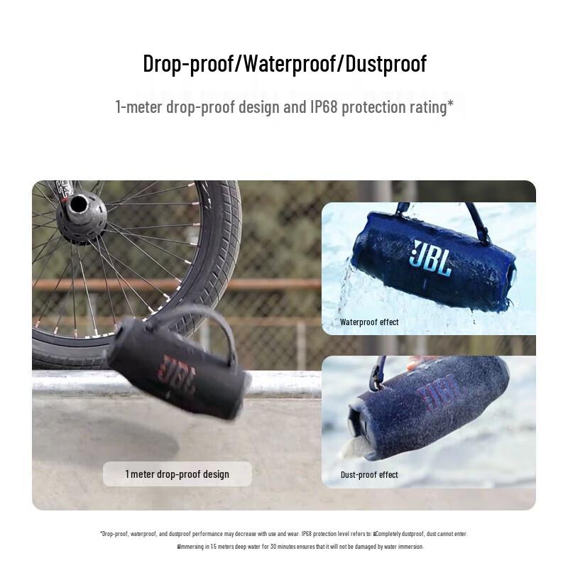 JBL CHARGE6 Portable Waterproof Bluetooth Speaker CN plug (adapter included) (CN version)