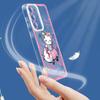 Cute Hello Kitty Transparent Casing For Xiaomi Redmi Note 15 Pro 15C 5G 14C Note 14 13 12 Pro Plus 13C 12C A5 5G 4G Case Cover