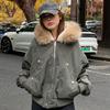 Fashion Women's Coats Winter Parkas Hooded Fur Collar Casual Loose Thick Warm Female Jacket