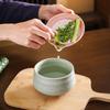 Japanese Style Ceramic Garlic Grater Plate Smooth Edge Porcelain Grater with Spout for Outdoor Camping Home Paste Making
