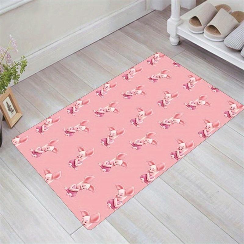 1pc Winnie The Pooh Pattern Area Rug Soft Flannel Floor Mat for Living Room,Office,Bedroom and Carpet