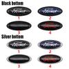 14.7x5.8cm 3D ABS Front Grille Trunk Badge Emblem Replacement For Ford Focus Ranger Mustang Mondeo Kuga Fiesta Tuning Accessory