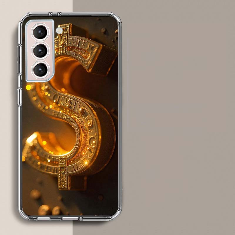 Чехол для телефона 'Мир валюты доллара США' для Samsung Galaxy S25 Edge S24 S23 FE S21 S20 S10 Plus S22 S26 Ultra Прозрачный Чехол