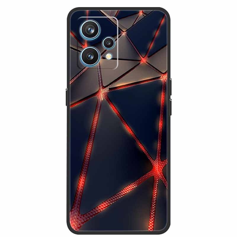 Чехол для Realme 9 RMX3521 Ударопрочный Мягкий силикон ТПУ Задняя крышка Для телефона Realme9 4G Чехлы Realme 9 6,4 дюйма Милый мультяшный чехол-сумка