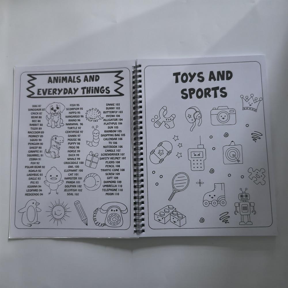 Книга для детей - 300 рисунков милых вещей: Милые Животные Еда Подарки И Другие Увлекательные Предметы Вдохновляющее Искусство для Художников