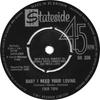 7-дюймовая пластинка FOUR TOPS  Baby I Need Your Loving SS336 Stateside 1964 UK SoulFunk Б/у