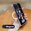 Mato seihei Yakumo Ezo Прозрачный ТПУ Magsafe Чехол для мобильного телефона для iPhone 17 16 15 14 13 12 11 Air Pro Max Plus Mini Цветная крышка