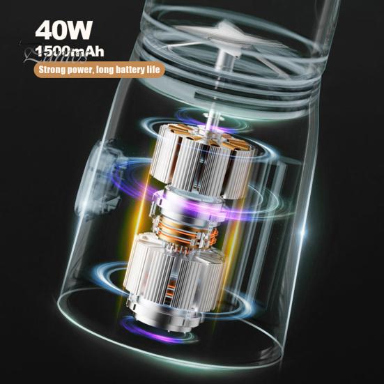 450 мл электрическая портативная мешалка USB перезаряжаемая соковыжималка высокоскоростная конструкция с острым лезвием беспроводная мешалка соковыжималка