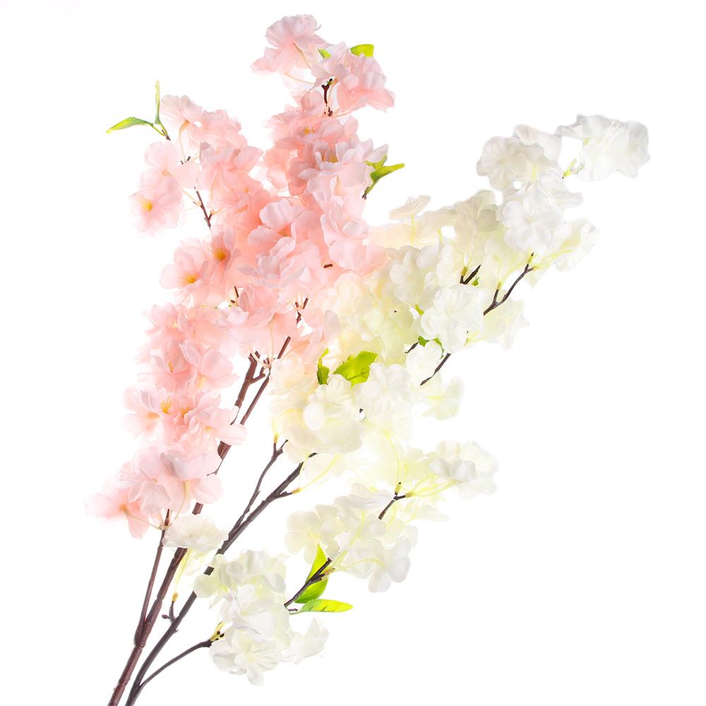 1PC Silk Wedding Decor 4 Branches Artificial Sakura Home Decoration Fake Flower Cherry Blossom