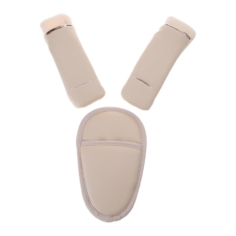 Регулируемые протекторы на плечевые ремни Легко чистящийся комплект Универсальный набор чехлов на ремни для прогулочной коляски 3 шт./набор Прочный для колясок