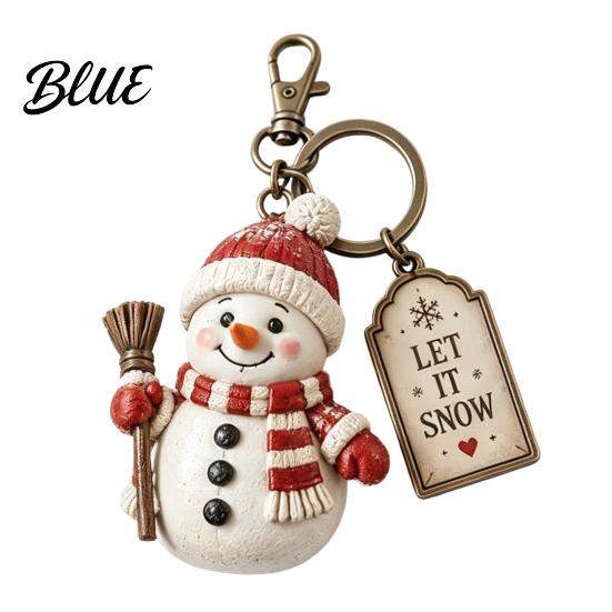 Ключевой аксессуар "Корова Хайленд" Рождественский брелок Санта-Клаус Мультяшный снеговик Олень Эльф Брелок для ключей Рождественский персонаж Подвеска для подарков на вечеринку