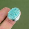 Кольцо с амазонитом Кольцо из стерлингового серебра 925 пробы Ручная работа Кольцо с драгоценным камнем Натуральный амазонит Ювелирное изделие Дизайнерское кольцо Подарки для нее Доступно в размере кольца