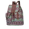 Этнический стиль ретро женский рюкзак персонализированный модный узор клетчатые сумки на двойном плече повседневные большой емкости затягивающиеся женские дорожные рюкзаки