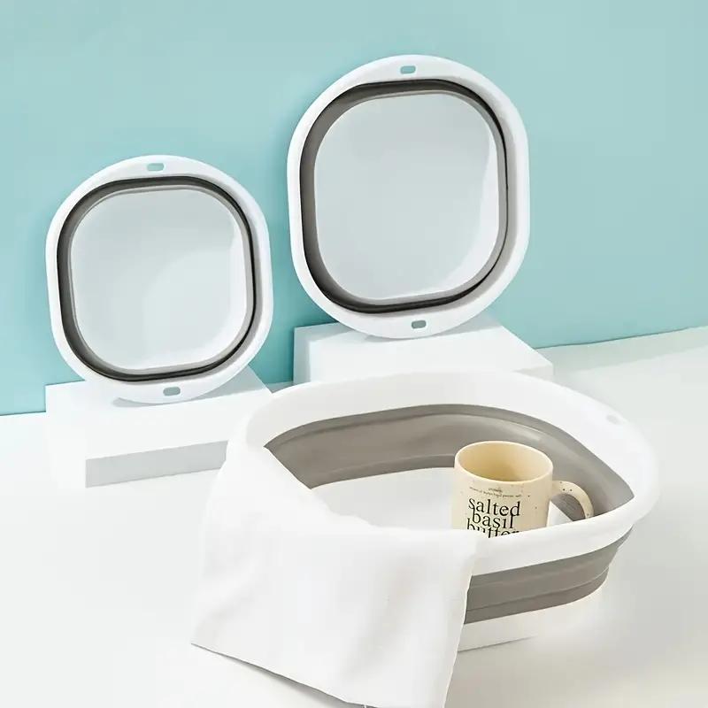 Складная ванна для замачивания ног, переносная гидромассажная ванна для ног для домашнего использования, складная ванночка для педикюра с дизайном без запаха