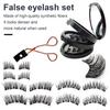 1 Set Magnetic FALSE Eyelashes with Lash Applicator Clip Reusable Natural Wispy Magnetic