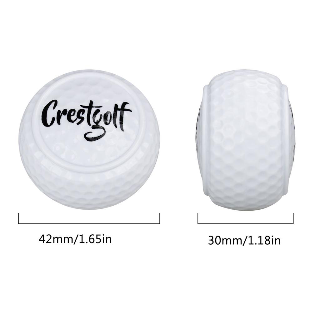 Portable Flat Golf Practice Ball Lightweight Golf Training Balls Two Layer Driving Range Balls Golf Ballen Balls