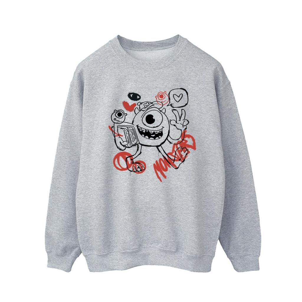 Monsters Inc Men's Mike Graffiti Sweatshirt
