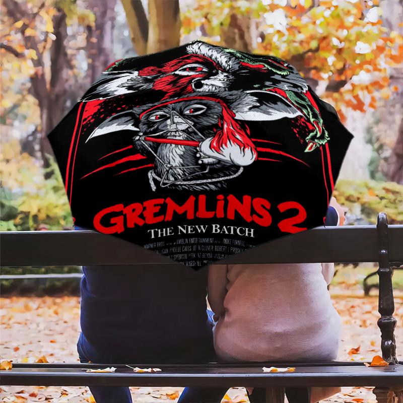 Gremlins: Chaos Helmet Folding umbrella Umbrella Portable travel Three folds Umbrella