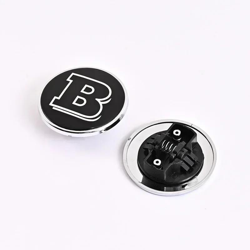 2025 Горячий Для Mercedes Benz 57 мм Алюминий ABS Автомобильная Плоская Наклейка-Эмблема на Капот Передний Значок Логотип Декоративные Аксессуары Для Mercedes Benz A