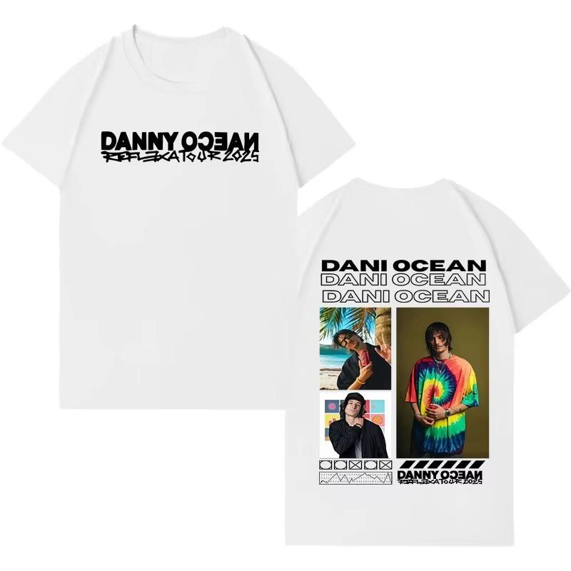 26 Spring summer Rapper Danny Ocean Album Tour Graphic Tshirt Mens Harajuku ONeck Casual Clothes Classic Short Sleeves Unisex
