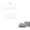 Balenciaga Футболка с круглым вырезом и логотипом-лентой 739784TOVA99000