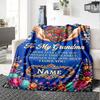 Grandma'S Love Wisdom Blanket Warmthful Decor Great For Sofa Couch Office Bed Picnics Four Seasons Multipurpose Digital Print Birthday Christmas Gift