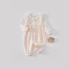 2024 Newborn Long-Sleeve Baby Jumpsuit - Super Cute Spring/Autumn Romper for Early Crawling