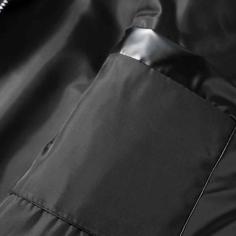 Теплый стеганый жилет, мужская новая мода, толстые черные куртки без рукавов, осенне-зимнее пальто на молнии с капюшоном, мужской жилет больших размеров