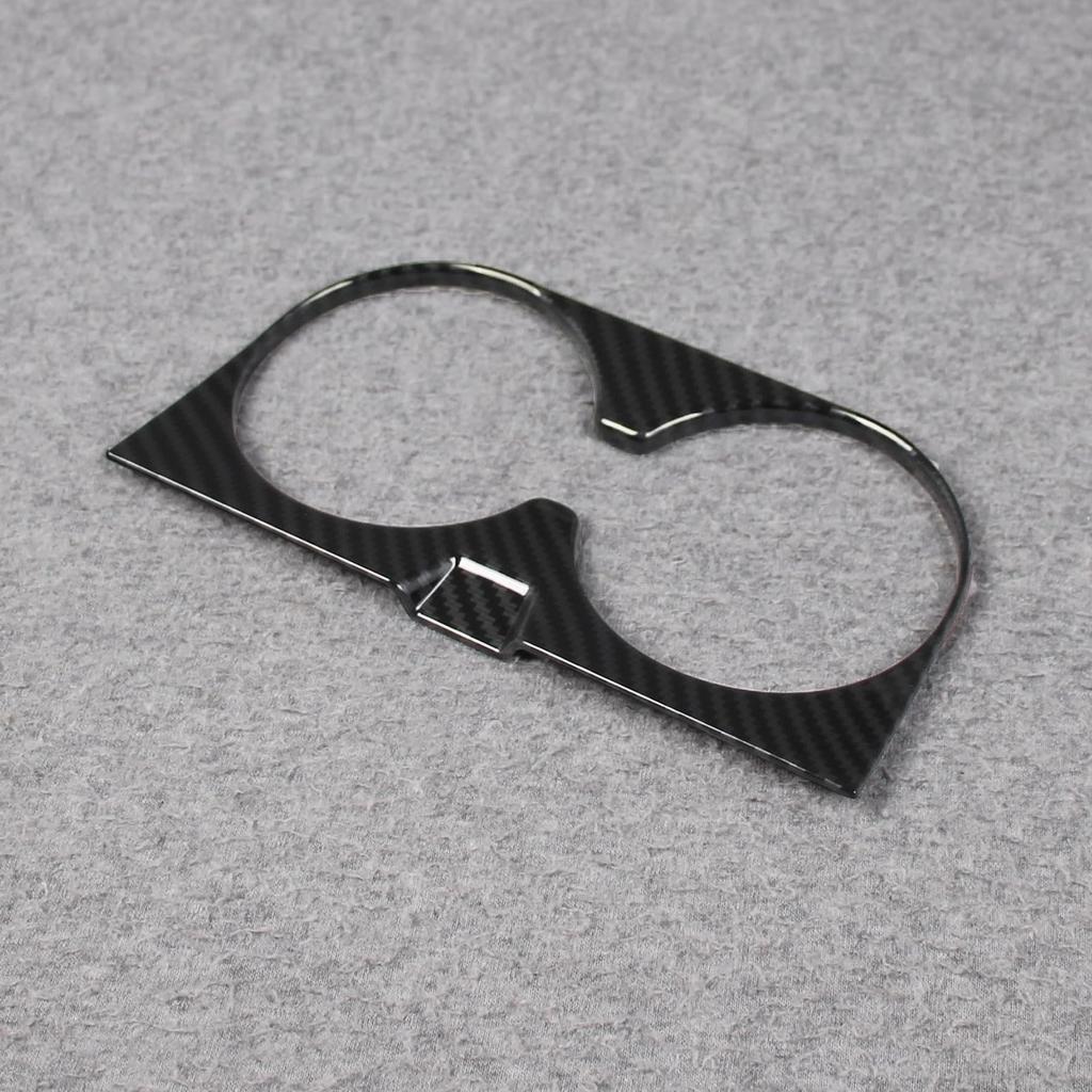 RUIQ Interior Drink Holder Cover for Toyota Prius Designed Specifically for the Toyota Prius Carbon Fiber (60 Series) - (Black Finish)