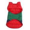 Pet Winter Warm Vest Double Sided Thicken Cotton Waterproof Windproof Dog Winter Clothes for Medium and Large Dogs Green