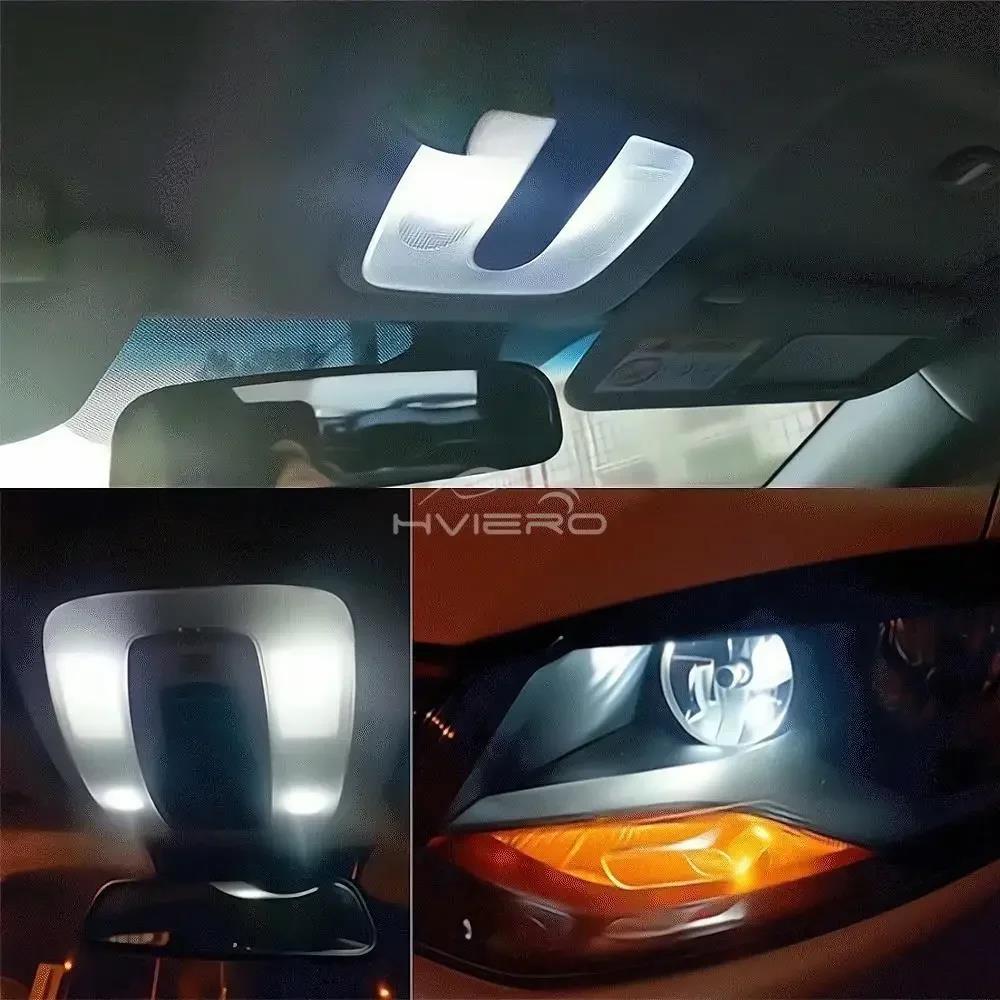 2PC T10 W5W 12SMD 1206 Wedge White LED 12V Canbus No Error Decoder Car External Light License Plate Corner Backup Dome Door Lamp