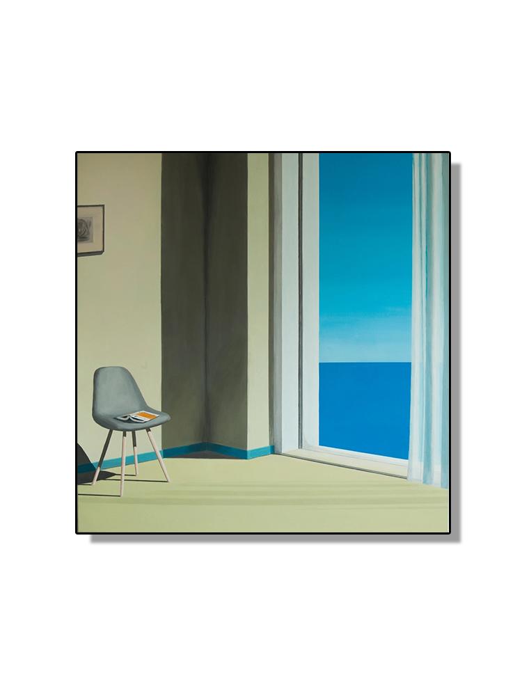 Famous David Hockney Abstract Landscape Poster Canvas Painting Swimming Pool Ocean Window Wall Art For Living Room Home Decor