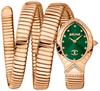 Just Cavalli Женские часы Classico Lungo с зеленым циферблатом и стальным ремешком цвета розового золота JC1L248M0045