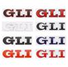 3D Metal Car Letters GLI Logo Rear Trunk Front Grill Badge Emblem Sticker Decals For Volkswagen VW Jetta MK2 MK4 MK5 MK6 MK7 MK8 zd1