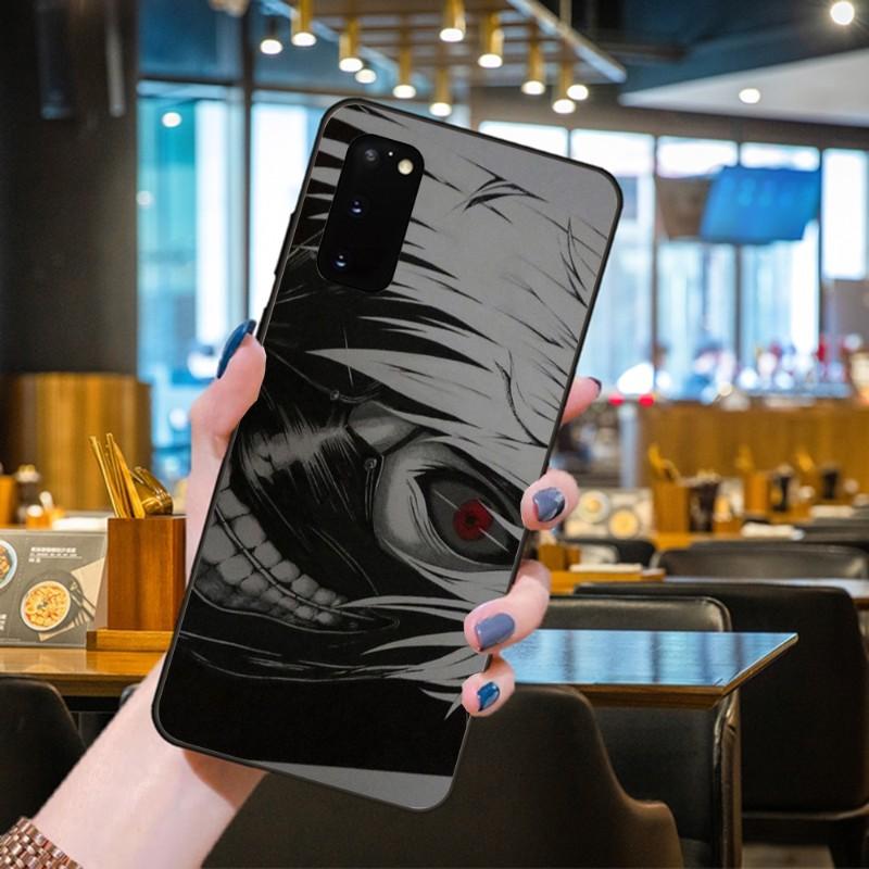 Чехол для телефона Kaneki Ken Tokyo Ghoul для Samsung Galaxy S6 S7 S8 S9 S10 S21 S22 Plus, ультрамягкий черный чехол для телефона