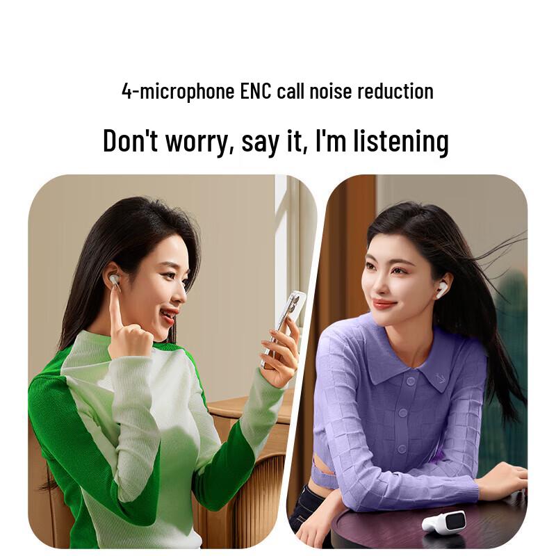 Ugreen True Wireless наушники HiTune T6 Magic с активным шумоподавлением и дисплеем
