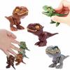 5-20PCS Finger-biting Mini Toys Jurassic Dinosaur Park Backpack Pendant Snap Squad T-rex Dino Bite Limbs Movable Capsule Novelty