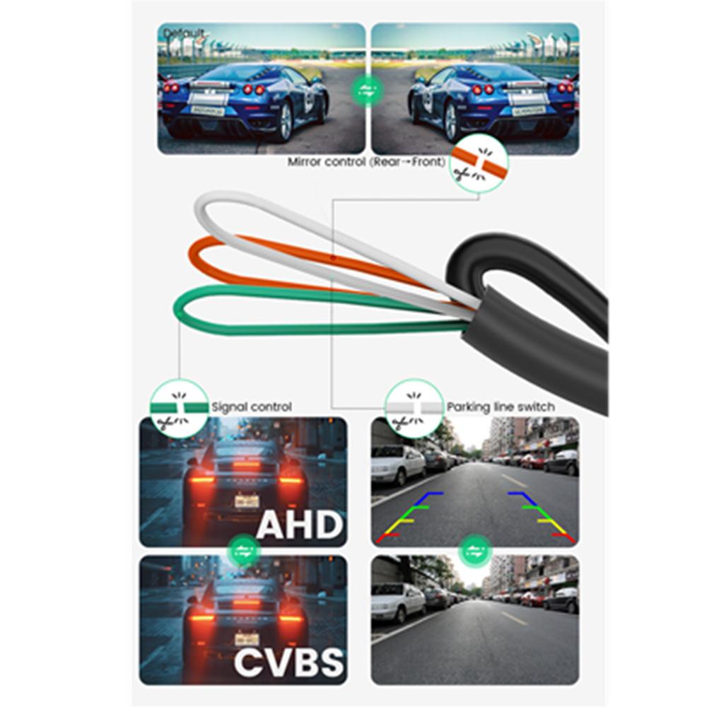 AHD 1080P Автомобильная камера переднего и заднего вида для Benz BMW Hyundai Toyota Opel Nissan