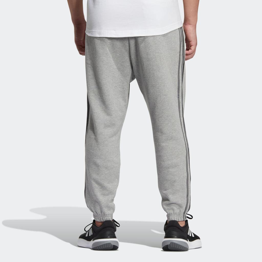 adidas Трикотажные штаны унисекс серые с умеренными манжетами HP1430