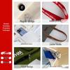 Высококачественная холщовая сумка-тоут с индивидуальным логотипом - Белая, Пустая, Персонализированная печать