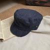 Винтажная кепка художника в британском стиле Y2k Восьмиугольная шляпа Ретро Джинсовый берет Повседневная