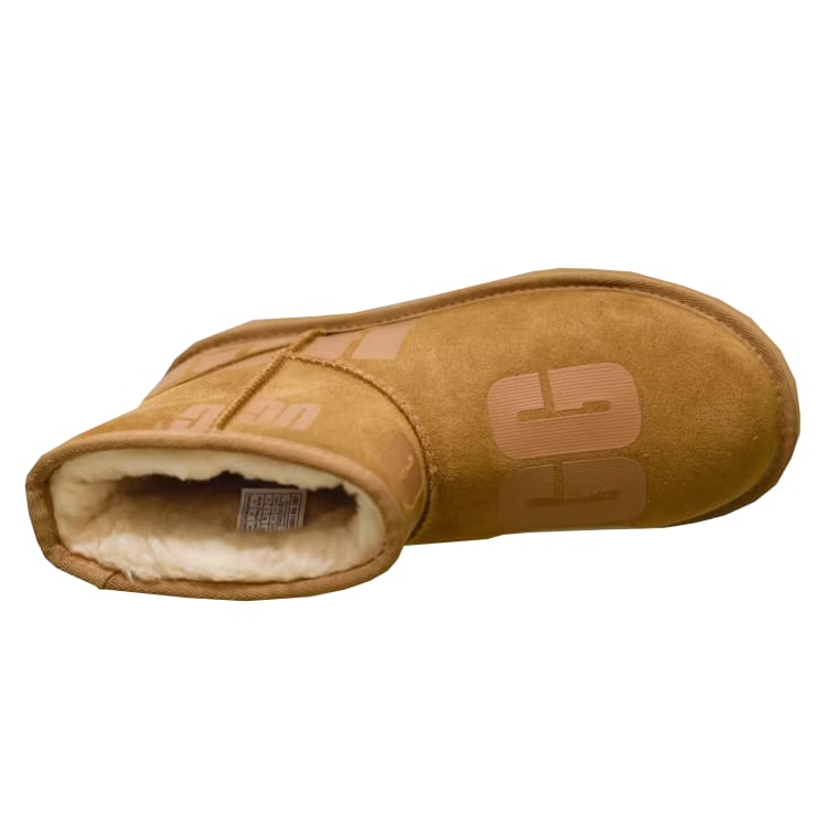 UGG Классический Мини с Разбросанным Рисунком 'Каштан' 1130574-CHE