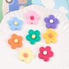Frosted Resin Five-Petal Flower DIY Hair & Sock Accessories for Kids