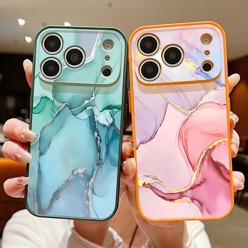 Чехол с рисунком под песчаник и мрамор для iPhone 17 Pro Max Чехол iPhone 16 15 14 13 Pro Max Магнитный для Magsafe Гибридный Тонкий Матовый Чехол