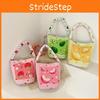 Adorable Cartoon Girl Fruit Handheld Bag For Kids Stylish Canvas Purse For Daily Use