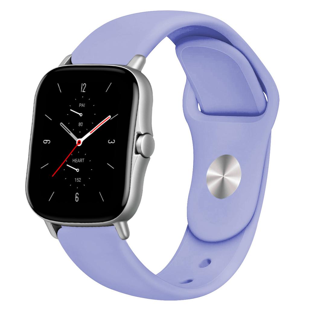 20 мм/22 мм ремешки для часов для Amazfit GTS 4/3/2/2e/Mini/GTR 42 мм/GTR 4/3 Pro Силиконовый браслет Amazfit helio/balance 2 bip 5 6 ремешок