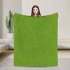 Grass Battlemat Grassland Land Greenery Blanket Quality Warm Soft  Throw Blanket Winter Picnic Bedroom Novelty Bedspread