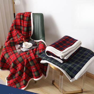 Шотландский плед клетчатый плед для коленей офисный плед для сна плед из овчины для сна